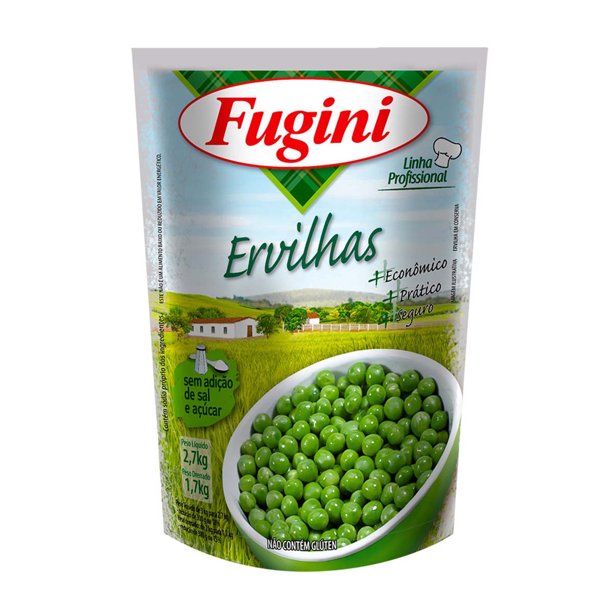ERVILHA SACHE FUGINI 6 X 1,7 KG FOOD